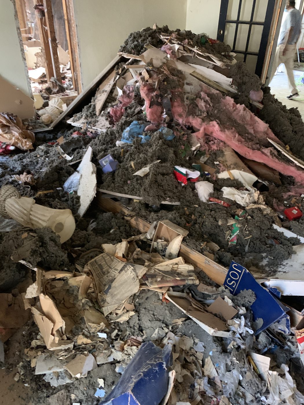 Job site cleanup by RCS Remodeling
